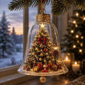Glowing Christmas Story Ornament, 2026 New Mini Holiday Scene 3.94In