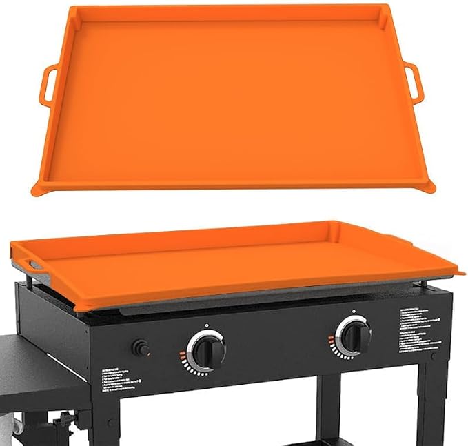 Silicone Griddle Cover for Flat Top Grill | for Cuisinart CGG-180 17" Portable Griddle Protects Grill Surface From Rust And Dust