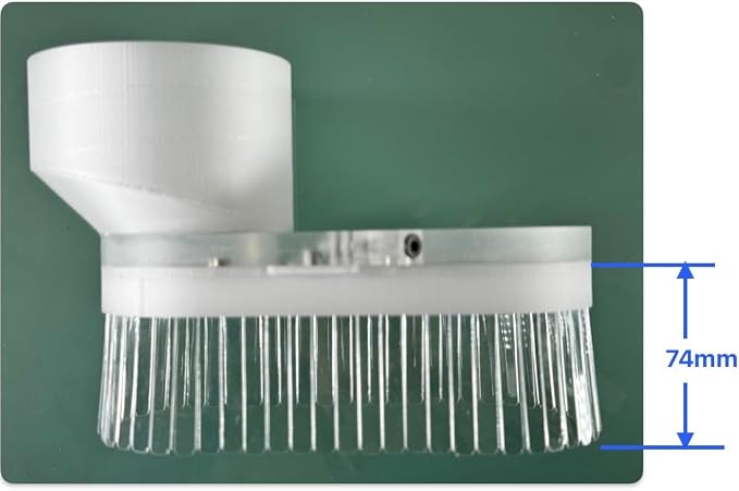 Clear Dust Shoe Dust Boot for CNC Router Milling Machine - 4"" vacuum port (85mm spindle/router dia.)