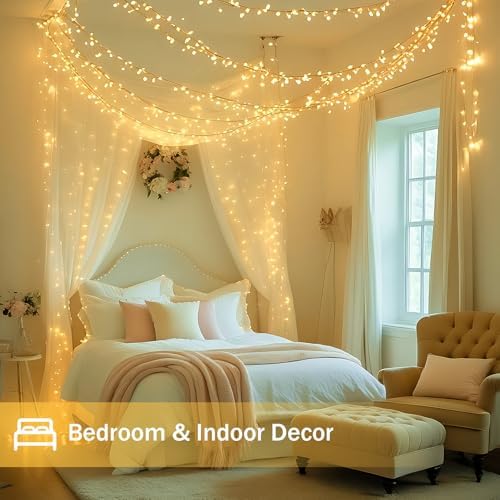 300 LED String Lights, 99FT Extra-Long Christmas Lights Outdoor Indoor