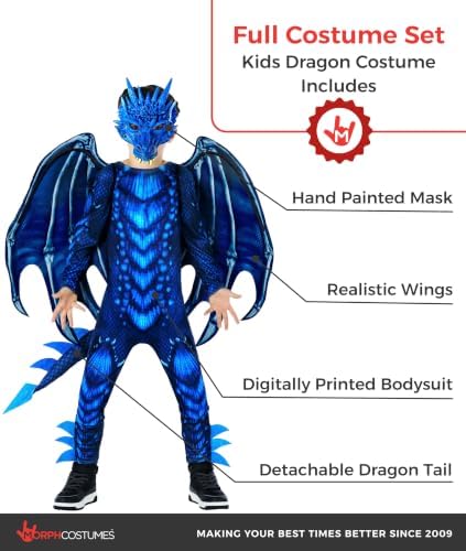 Morph Dragon Costume Kids, Dragon Wings, Halloween Costumes for Kids