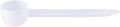 10cc Long Handle Measuring Scoop (2 Teaspoon / 10mL) - Heavy-Duty Plastic Spoon for Powders, Pre-Workout, Supplements, and Spices, 500-Pack
