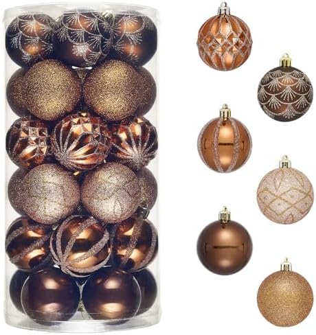 Valery Madelyn 30ct Christmas Tree Decorations Ball Ornaments 2.36 Inches
