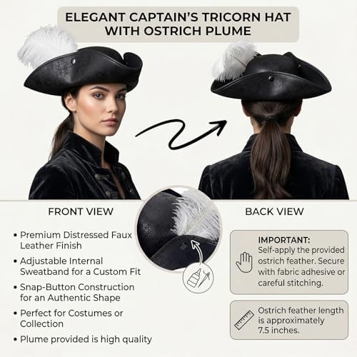 7 Pcs Pirate Costume Women Renaissance Dress Set, Medieval Pirate Outfit for Women with Hat and Accessories