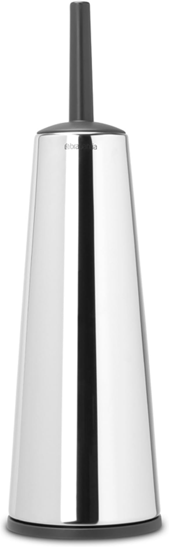 Brabantia 414640 Toilet Brush and Holder - Brilliant Steel, Steel/Black