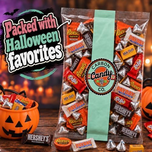 Halloween Chocolate Candy Variety Pack Assorted Pinata Mini Bars Bulk 20 lb