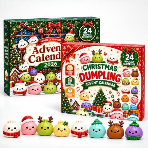 Christmas Squishies Advent Calendar 2026 Countdown for Adults
