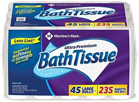 Member's Mark Ultra Premium Bath Tissue, 2 ply (235 sheets, 45 rolls)