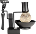 FOMIYES 2pcs Rasuradoras Para Hombres Mens Shaving Soap Shaving for Men Cream Bowls Shave Brush Holder Razor Stand Beard Set Man Black Tool Shave Men's Suits