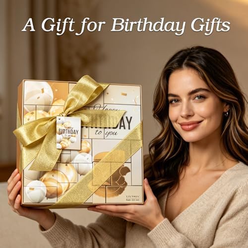 24Pcs Birthday Gifts - Happy Birthday Presents Bath Spa Gift Set for Women