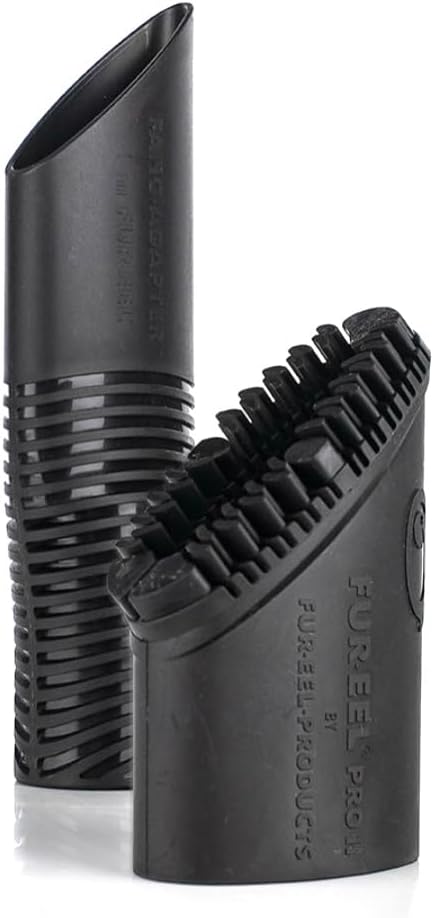 Buff Brite Fur Remover PRO II (2.0) with Fang Adapter - Dog and Cat Grooming Tool, Vacuum Attachment for Pet Hair Removal