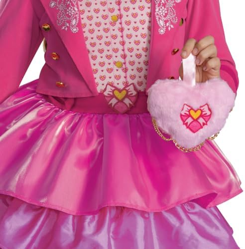 Disguise Girls' Disney Descendants Deluxe Pink Costume for Kids, Official Wicked Wonderland Halloween Costume Dress