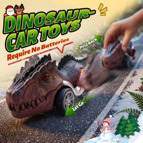 Christmas Advent Calendar 2026 for kids, Dinosaur-Car Toys Gifts