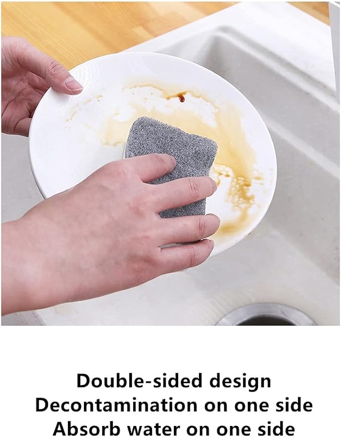 5PCs Kitchen Supplies Cleaning Brush Sponges Magic Dishwashing Brush Household Gadgets Tools Eraser for Office Bathroom