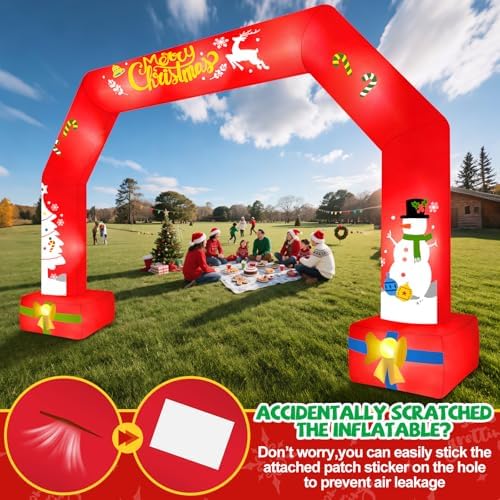Kalolary 20FT Long Christmas Inflatable Archway