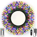 Ollny Christmas Lights, 500LED 164FT Long Christmas Tree Lights with 8 Modes Remote Timer IP44 Waterproof, Outdoor Christmas Lights for Tree House Yard Outside Xmas Decorations Multicolor