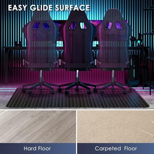 Vicwe Office Chair Mat for Carpet, 60"x46" Heavy Duty Chair Mat with Studs