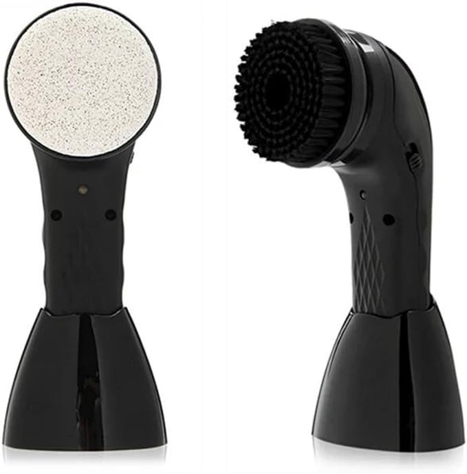 USB Rechargeable Electric Shoe Polisher,Portable Handheld Leather Shoe Shine Machine with Replacement Brush Heads,Multifunctional Leather Care Buffer for Shoes,Bags,Sofas,Car Seats,Black