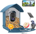 Fazoxo Bird Feeder with Camera,Birds House Camera,Solar Powered,AI Bird ID