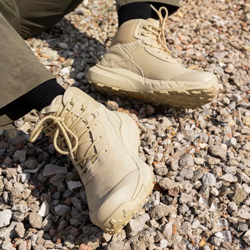 NORTIV 8 Men's Waterproof Military Tactical Work Boots