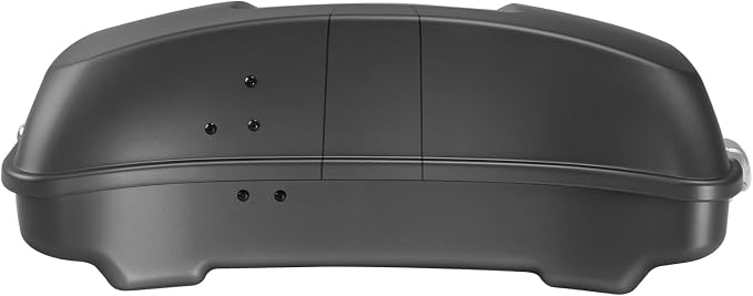 5.5" Razor Motorcycle Trunk W/Latch Key Fit For Harley 2014-2025 Touring CVO Road King Street Glide Electra Glide Ultra Limited Pack Charcoal Denim