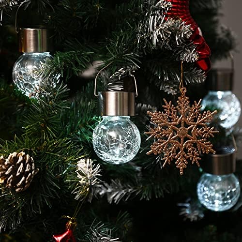 GIGALUMI Solar Lights Outdoor Garden Decor Hanging Lantern for Outside 16Pc
