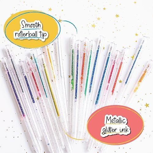 A Brighter Year Large Color The Cosmos Sagittarius Bundle - Adult Mini Coloring Book (3" x 3" - 50 Pages), Post It Notes (50-3” x 3”), Stickers, & Gel Pens - Stress Relief, Mindfulness, Gift, Travel