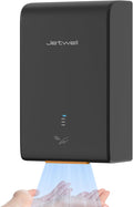 JETWELL ADA Compliant Hand Dryer, ABS Plastic Cover Hard Wired Design, AC 110V-130V JW2825 (Black)