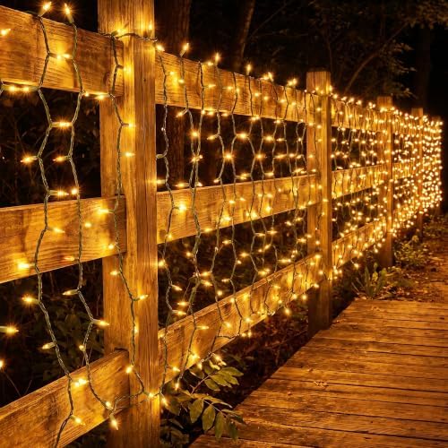 BrizLabs Gold Christmas Incandescent String Lights Outdoor 100 Count 19.7ft