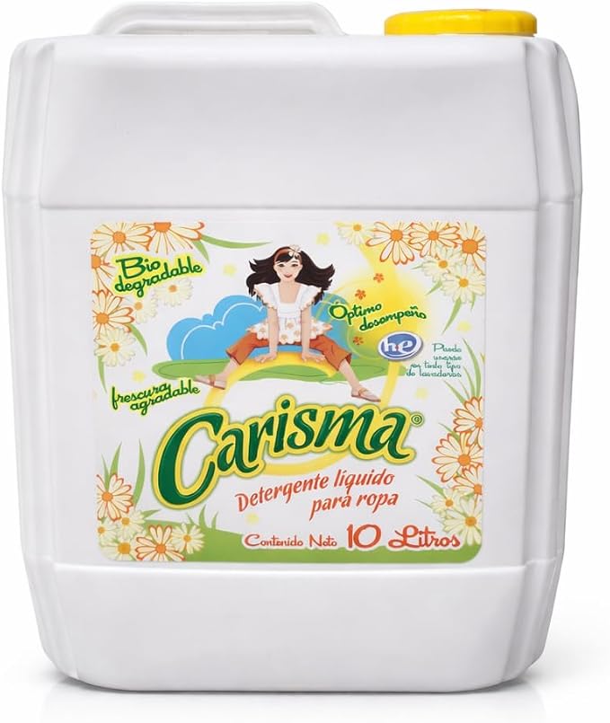 Carisma Fabric Softener Liquid - Floral Fresh Scent, Eliminates Tough Odors - Safe for All Fabrics & Washers - 10 Litre