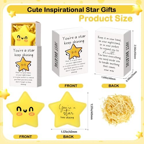 24 Sets Star Party Favors with Boxes Positive Gifts