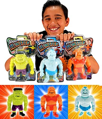 JA-RU Jumbo Squish Monster - 6" Stretchy Fidget Toy 4303-3s