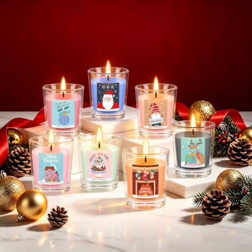 2026 Candle Advent Calendar Gift Set, 24 Scented Christmas Candles