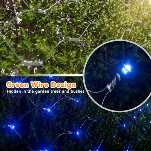 LitHome 21FT x 5FT Christmas Net Lights Outdoor Mesh Lights Connectable