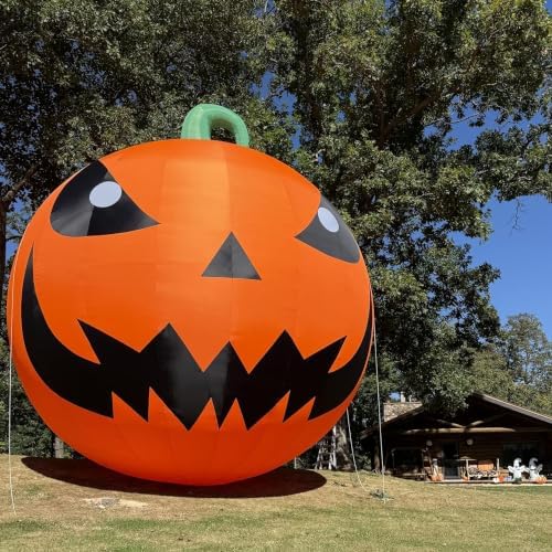 20FT Halloween Inflatables Pumpkin Decorations with 750W Air Blower