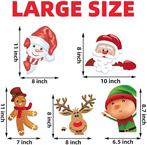 Christmas Window Clings Christmas Decorations Window Stickers Decals Xmas
