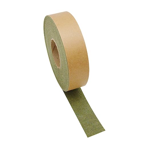 FindTape Polyester 1.5mm Felt Tape – 2 in. x 50 ft. Felt Strips with Adhesive Backing and Furniture Strips, Great for Arts and Crafts, Classrooms, and Protecting Furniture (Olive Drab)