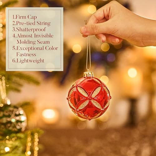 Valery Madelyn 16ct Christmas Tree Decorations Ball Ornaments 3.15 Inches