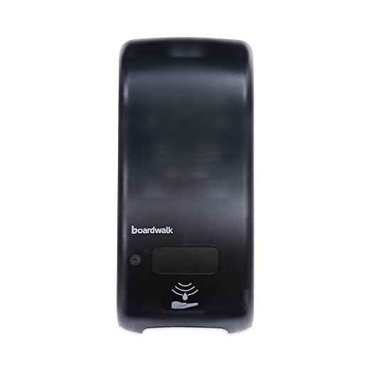 Boardwalk 00SBBW Rely Hybrid Foam Soap Dispenser, 12" Width, 5" Depth, 4" Height, 900 mL, Black Pearl, 10" Height, 8" Width