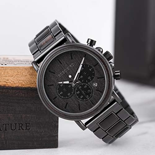 2win Engraved Wooden Watch for Boyfriend My MAN Fiancé Husband Customized Personalized Wood Watches for Men Birthday Anniversary Personalized Watch