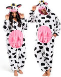 Spooktacular Creations Halloween Dalmatian Dragon Cow Costume, Animal Costume Hooded Jumpsuit for Halloween Cosplay Party