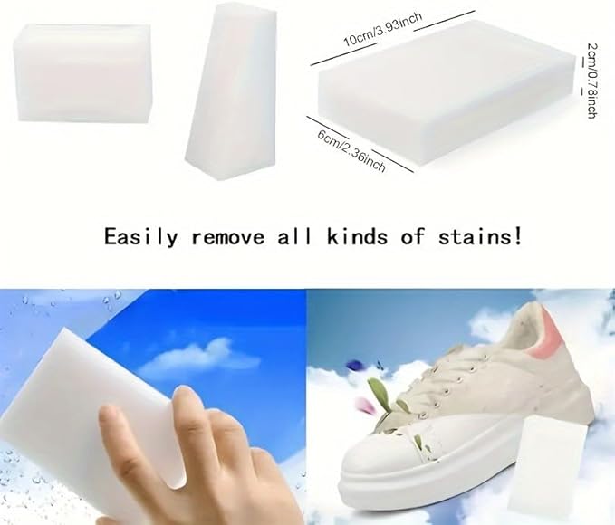 Nano-Sponge Magic Wipe Cleaning Tablets Clean Kitchen Utensils, etc (50)