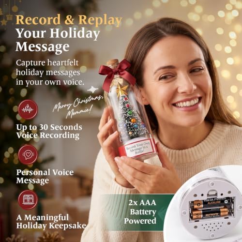 Recordable Christmas Tree in a Bottle