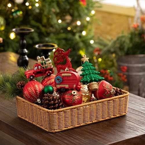Valery Madelyn 60ct Christmas Tree Decorations Ball Ornaments Set