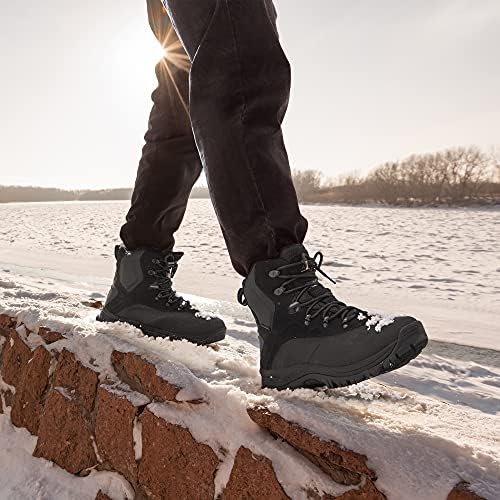 NORTIV 8 Men's Waterproof Hiking Winter Snow Boots