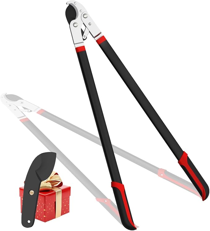 GARTOL Heavy-Duty Anvil Lopper, 29" Tree Pruning Shears, with a Spare SK5 Steel Blade, Compound Action for Effortless Cutting 2″ Branch, Ergonomic Non-Slip Handles, Durable Garden Branch Cutter