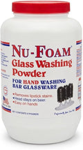 Nu-Foam Glass Washing Powder (8 Lb Jar, 128, Ounce)