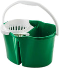Libman 2112 Clean and Rinse Bucket with wringer, 4 Gallon