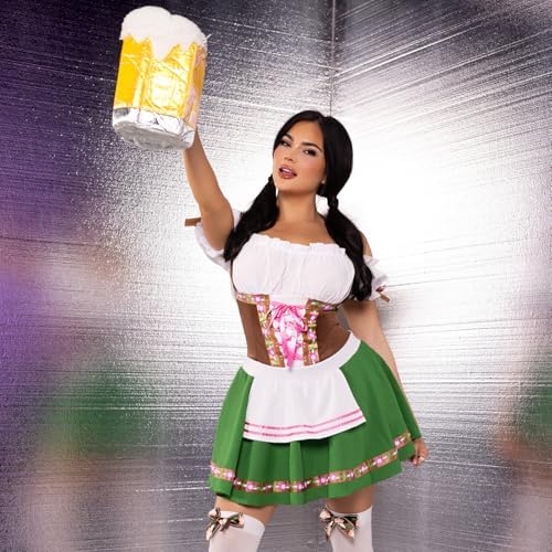 Leg Avenue Women's Gretchen Costume Dirndl Dress Oktoberfest Outfits Women