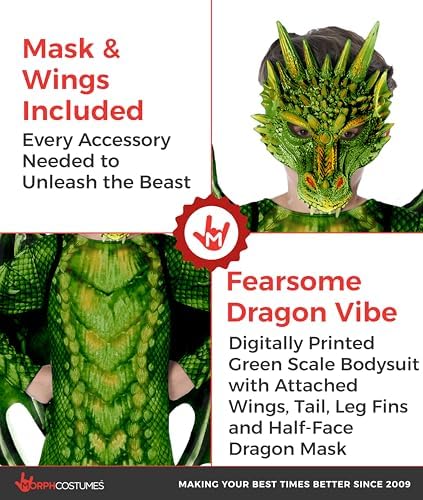 Morph Dragon Costume Kids, Dragon Wings, Halloween Costumes for Kids